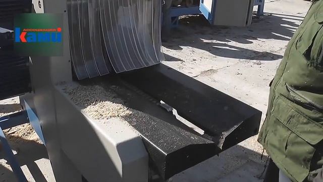 Комплексная линия лесопиления WALTER для пиления паллетной заготовки - Показательная распиловка смотреть онлайн