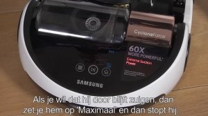 De Samsung VR9000 PowerBot; krachtige robotstofzuiger die perfect schoonmaakt!