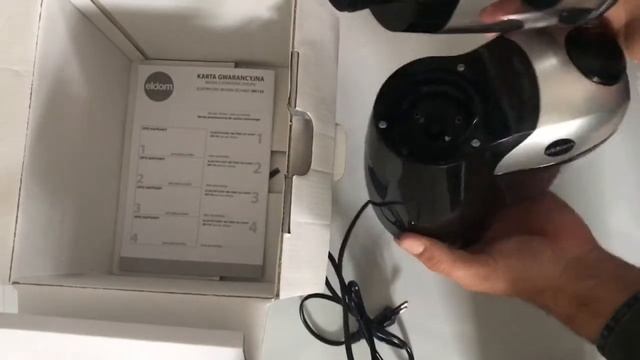 Młynek Do Kawy Eldom Mk150 Unboxing / prezentacja смотреть онлайн