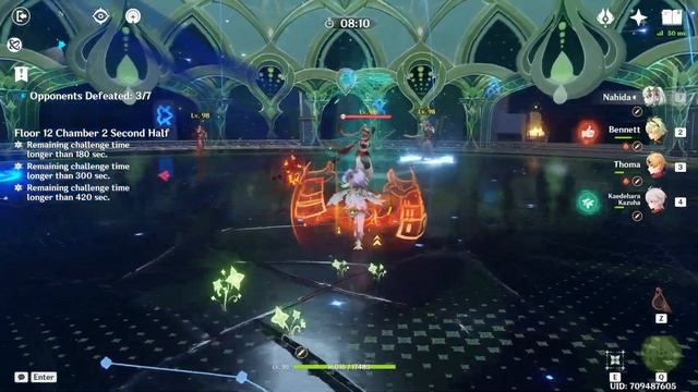 C1 Wanderer Taser and C2 Nahida Burning - Genshin Impact Abyss 3.6 - Floor 12 9 Stars смотреть онлайн