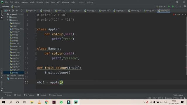 Polymorphism (OOPS) | Python Tutorials for Beginners in Hindi | Part-61 | #Python #CodeMadeEasy