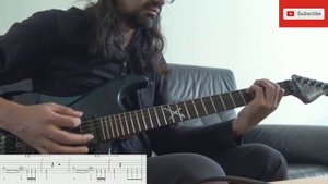 Nightwish - Nemo (guitar cover with tabs) Guitar 1 step down