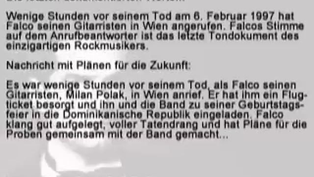 FALCOs letzte Worte смотреть онлайн