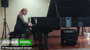 Лапшина Виктория/ В.Моцарт. Соната №14 до минор, часть 1; Ф.Лист. Утешения №2 | ЗЕЛЁНЫЙ РОЯЛЬ