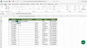 Cómo Transformar la FECHA en DÍA DE LA SEMANA en Excel (Funciones que Transforman Fechas)