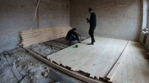 деревянный пол на лагах