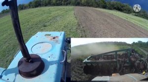 заделка сидератов ячменя т-150 дисковая борона 4*2 навесная Радогост-Маш@user-olegfermer