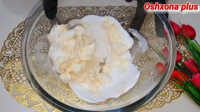 ВСЕГО 3 ингредиент мука, сахар и сметана! Бомбический торт "СМЕТАННИК" на сковороде!
