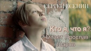 Сергей Есенин «Кто я, что я? Только лишь мечтатель» (читает Ярослав Шаров)