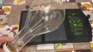 Солнечная панель и лампа 1000 Вт.