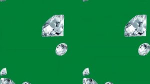 Футаж падающие бриллианты | diamonds | футажи для видео | green screen | хромакей | ФутаЖОР
