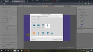 Видео урок по созданию кнопок  на construct 3 для сенсорных устройств и движения персонажа