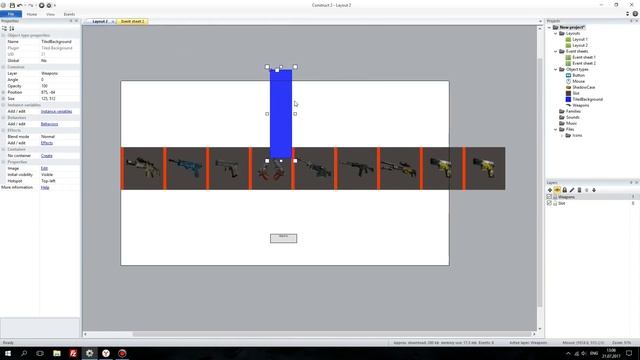 Construct 2 | Система открытие кейсов CS:GO, как сделать?