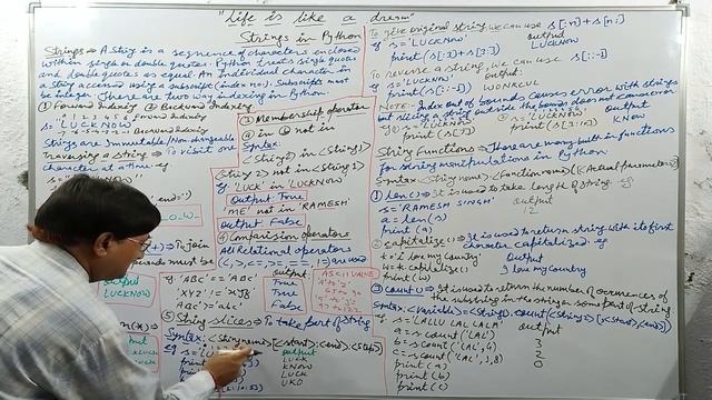 Strings in Python Part-1 | Class 11th & 12th | CBSE | BCA | MCA | B.Tech | B.Sc (HINDI EXPLANATION)