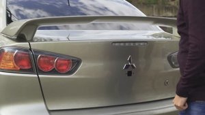 Установка штатной камеры заднего вида на Mitsubishi Лансер 10