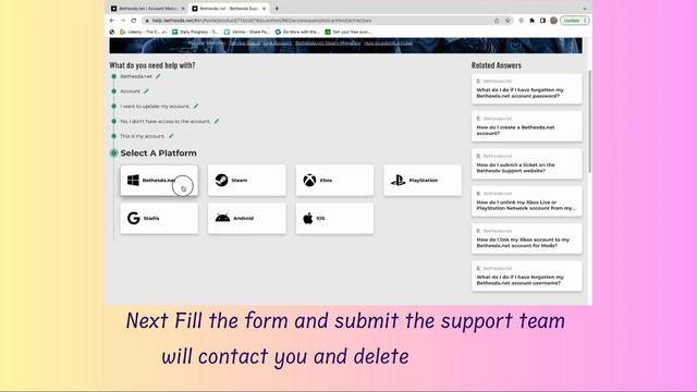 How to Delete bethesda Account