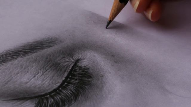 How to Draw Realistic Skin on Face with Graphite Pencils - Wrinkles, Pores, Freckles смотреть онлайн