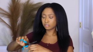 HOW I GREW 18 INCHES NATURAL HAIR WASH DAY ROUTINE, BLOW OUT, TRIMMED ENDS + Olaplex + WIG INSTALL