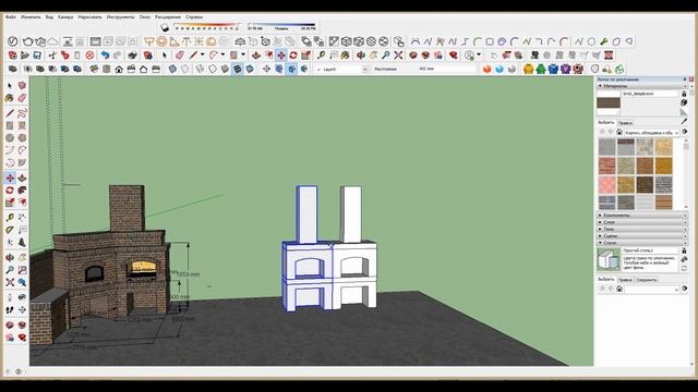 Рисую мангал в SketchUp смотреть онлайн