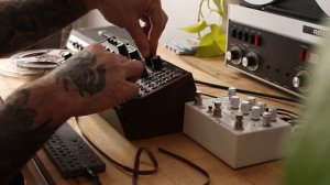 MOOG SUBHARMONICON Ambient jam with OPz and Echosystem