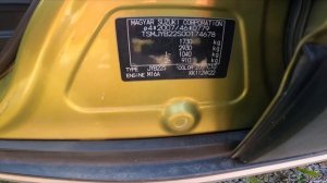 Where is the VIN number of my Suzuki SX4 II ( 2013 – 2021 ) - VIN Number Sticker Location
