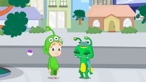 Groovy Марсианин & Phoebe - Вы голодны? Груви учит детей есть овощи