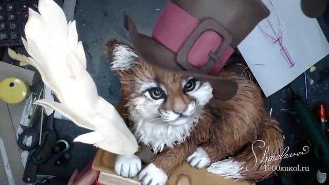 Фоамиран! Кот ученый Шкатулка фом арт