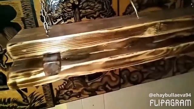 Люстра ручной работы из дерева смотреть онлайн