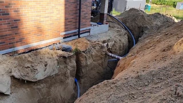 Монтаж водопровода и теплотрасс 09.07.2020