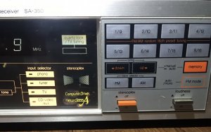 Technics SA-350 Stereo Reciever Tuner-Radio-ЯПОНИЯ.