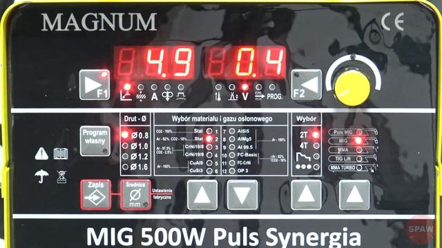Przemysłowe inwerterowe półautomaty spawalnicze 350A / 500A смотреть онлайн
