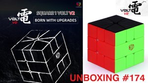 Unboxing №174 X-Man Volt v2 M (UD/) Square-1. Обзор