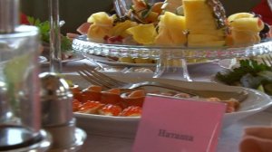 Ресторан "Славянский Базар" в г. Томске. Свадебный стол.