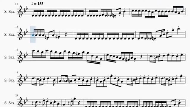 Soprano Sax Sheet Music: How to play RUSH E by Sheet Music Boss смотреть онлайн