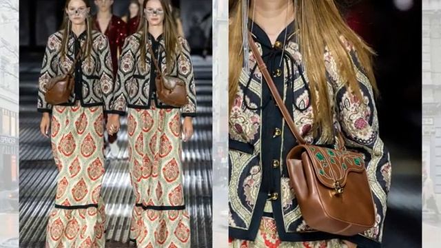 Gucci мода весна-лето 2023 в Милане _ Стильная одежда и аксессуары