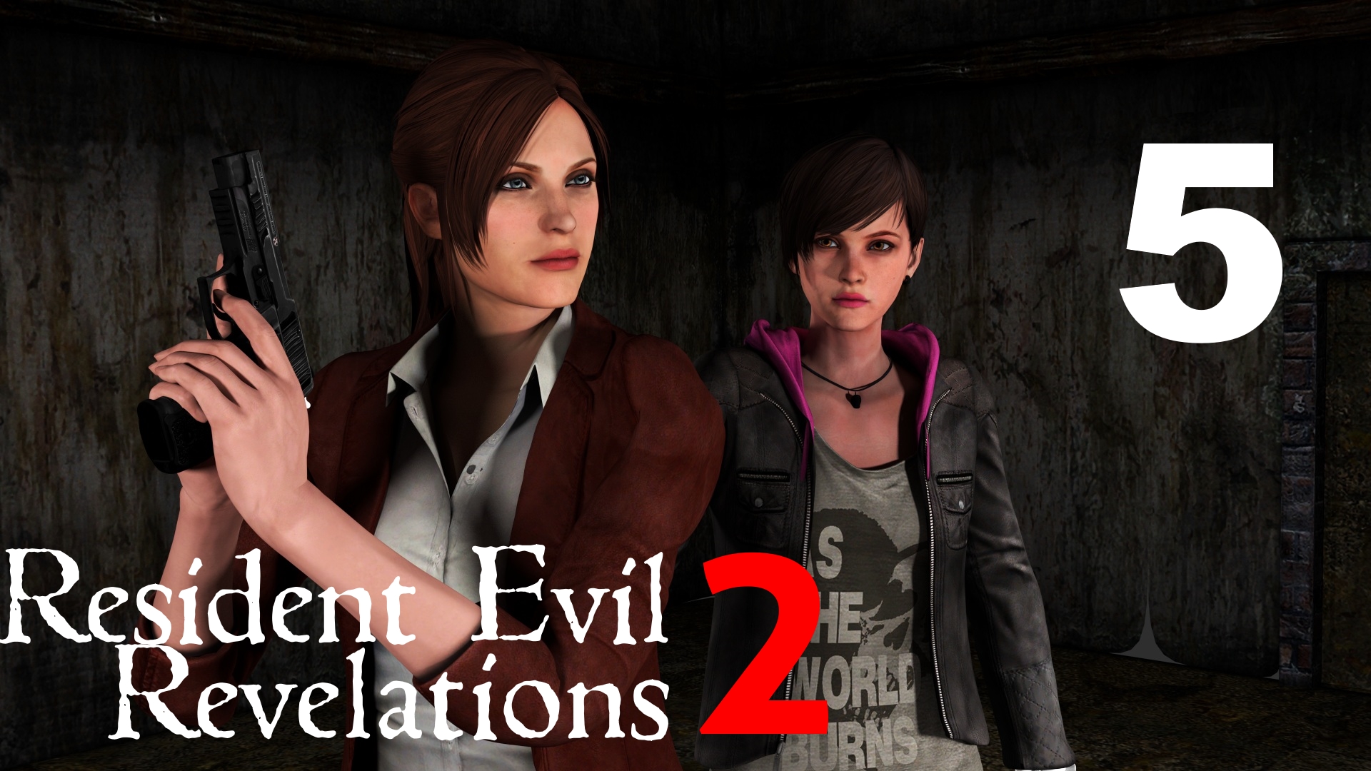 ☣RevelaResident Evil Revelations 2:Клер и Мойра Встечают Малышку №5 [RUS]