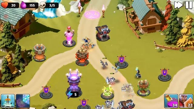 Castle Creeps TD - Chapter 11 Level 41-Death From Above 3 Stars смотреть онлайн