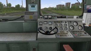 запуск тепловоза 2те10м  в игре RTrainSim