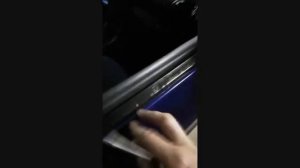 Удаление бугров на уплотнителях(бархотках) опускных стекол автомобиля