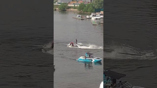 Флайборд в Павшинской пойме!