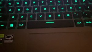 Asus Rog Strix G16 hidden number pad and adjusting RGB