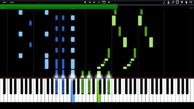 Russian Folk Music - Tachanka Synthesia Piano Tutorial (midi) //b3cquerel смотреть онлайн