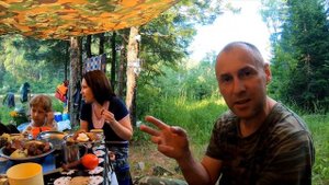 Рыбалка и семейный отдых на реке "Кие" в устье реки Талановой (Часть вторая) 24,06,2019г