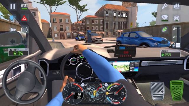 PORSCHE 4X4 SUV CAB DRIVER ?? City Car Driving Games Android iOS - Taxi Sim 2020 Gameplay смотреть онлайн