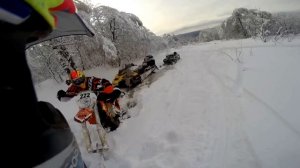 Snowbikes , Timbersled , snowmobiles /Снежный Эндуро прохват на гусянке