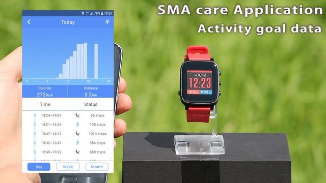 SMA Q2 Touchscreen Wrist Smart Watch Review смотреть онлайн