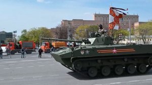 Генеральная репетиция Парада Победы 2022 в Москве - техника