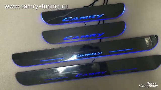 Пороги с подсветкой Camry смотреть онлайн