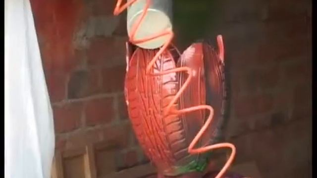 Поделки из шин для сада смотреть онлайн