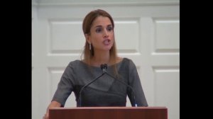 Queen Rania at Yale University